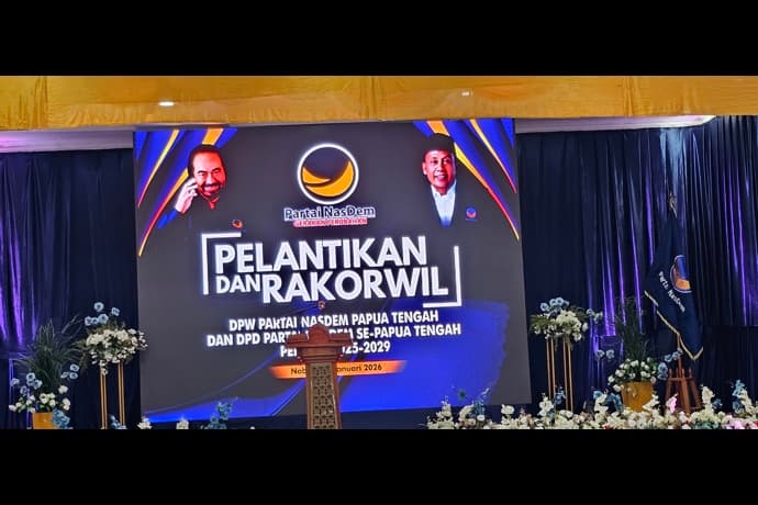 Foto berita: Pengurus DPW dan DPD Nasdem se-Papua Tengah , Dilantik