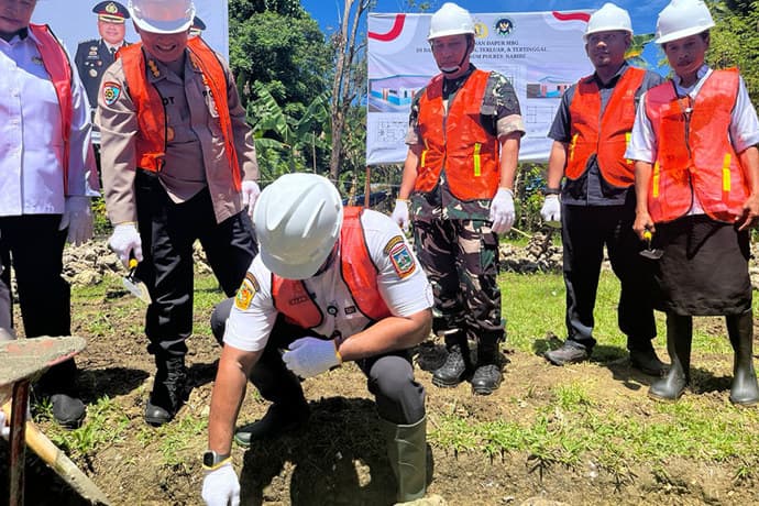 Foto berita: Pemprov Papua Tengah Apresiasi Pembangunan Dapur SPPG Polri di Wilayah 3T Nabire