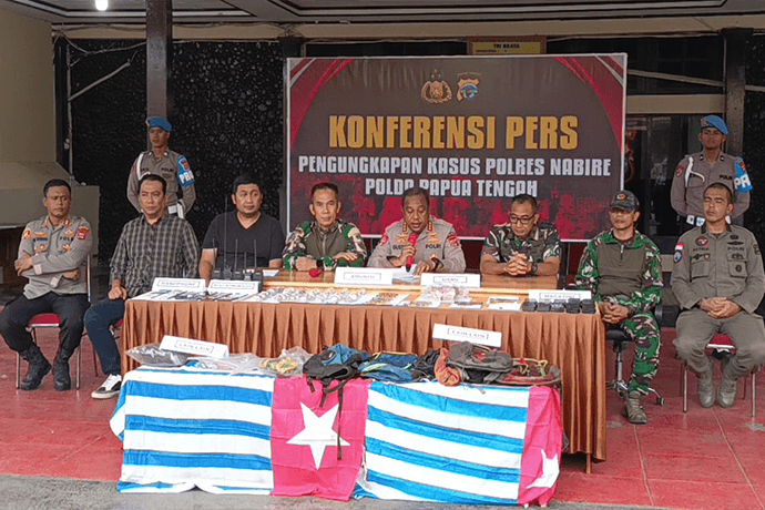Foto berita: Aparat Tindak Tegas, Markas DPO KKB Dikuasai Sejumlah BB Diamankan