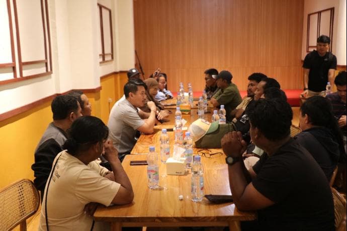 Foto berita: Perkuat Sinergi Satgas ODC Bersama Awak Media di Mimika