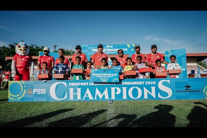 Foto berita: FGT 2026 di Jayapura Kembangkan Bakat Sepak Bola Anak-anak Papua di Usia Dini