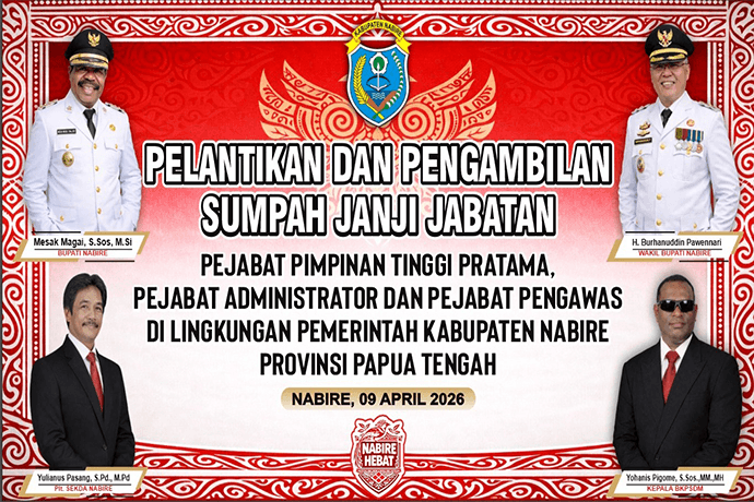 Foto berita: Kepala BKPSDM Nabire Klarifikasi Pelantikan 9 April 2026