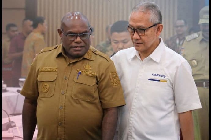 Foto berita: Gubernur Papua Tengah Ikut Audiensi dengan Dirjen Perimbangan Keuangan