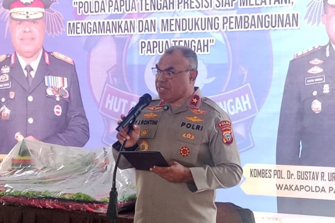 Foto berita: Syukuran HUT Polda Papua Tengah ke-2, Ini Pesan Kapolda Papua Tengah