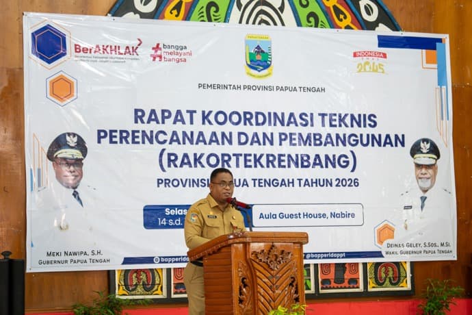 Foto berita: Pemprov Papua Tengah Gelar Rakortekrenbang Tahun 2026