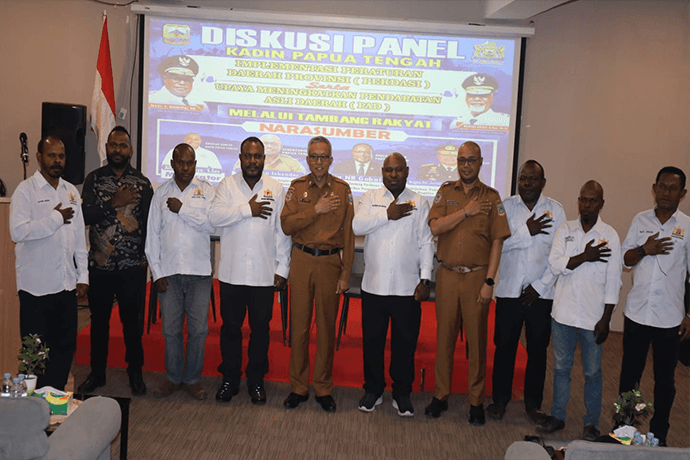 Foto berita: Asisten II Setda Buka Diskusi Implementasi Perdasi PAD Papua Tengah