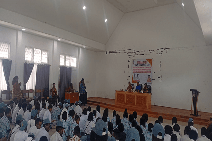 Foto berita: BKPSDM Sosialisasi Sekolah Kedinasan kepada Siswa SLTA
