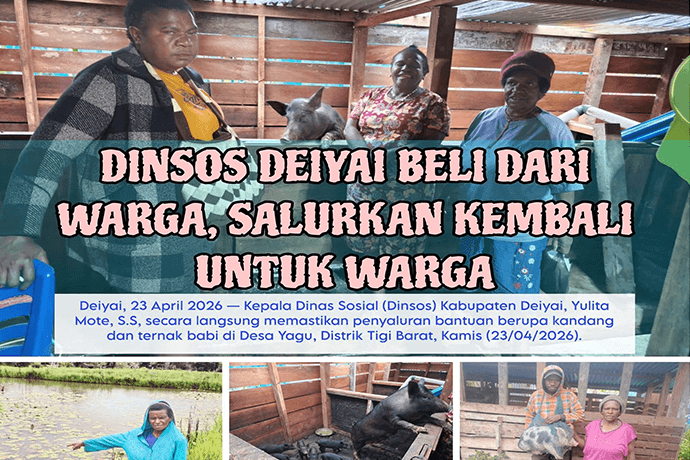 Foto berita: Strategi 'Dari Warga untuk Warga' Dinsos Deiyai dalam Memberdayakan Peternak Lokal
