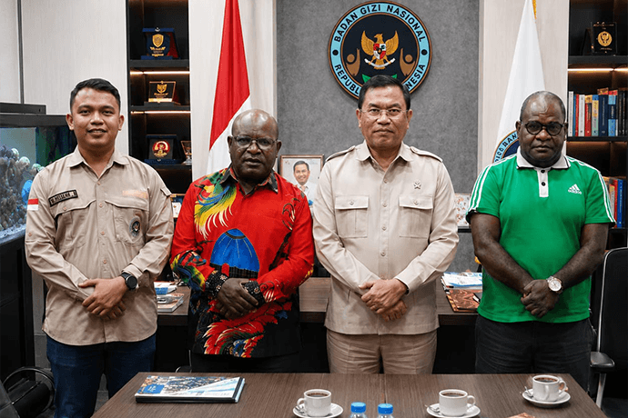 Foto berita: Wakil Bupati Ayub Pigome Bertemu Wakil Kepala BGN Pusat, Bahas Program Strategis Pemberdayaan Ekonomi Masyarakat