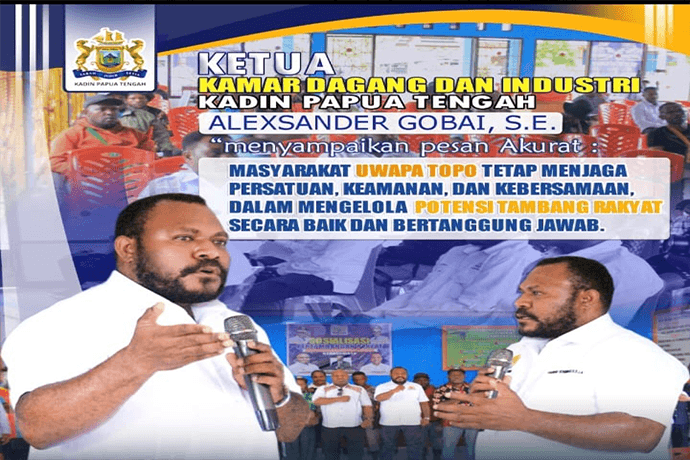 Foto berita: Kadin Papua Tengah Masih Jalankan Sosialisasi Pertambangan Rakyat