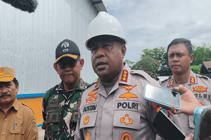 Foto berita: Polda Papua Tengah Siap Kawal Distribusi Pangan Bulog Tepat Sasaran