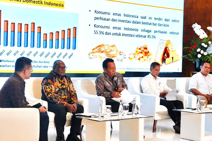 Foto berita: Meki Nawipa Paparkan Strategi Integrasi Hulu-Hilir Penguasaan Emas di Jakarta