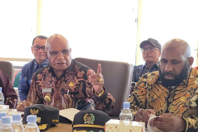 Foto berita: Bupati Elvis Temui Dirjen Perhubungan Udara Bahas Pengembangan Bandara Di Puncak