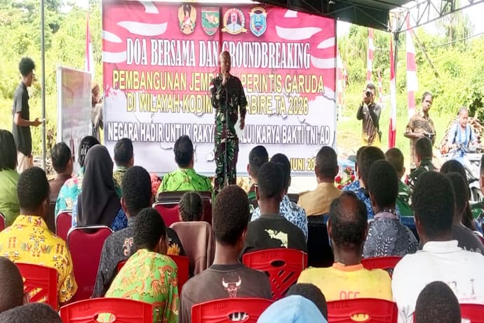 Foto berita: Doa Bersama dan Groundbreaking Pembangunan Jembatan Perintis Garuda
