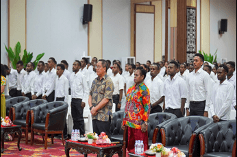 Foto berita: 250 Putra-Putri Asli Papua Tengah Digembleng Hadapi Seleksi Sekolah Kedinasan