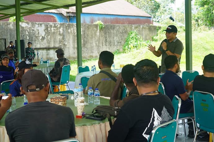 Foto berita: Dandim 1705/Nabire Perkuat Sinergi dengan Insan Pers, Bangun Komunikasi Terbuka dan Produktif