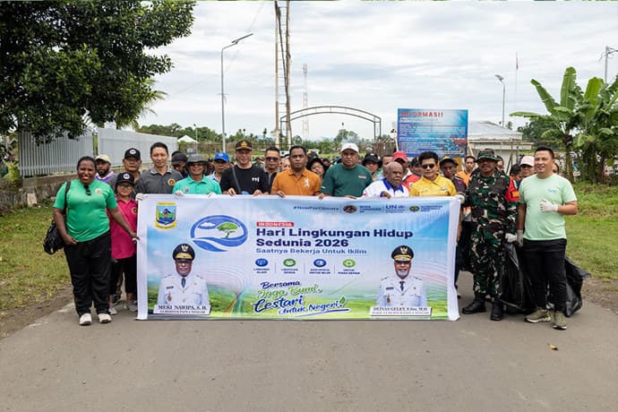 Foto berita: Gubernur Papua Tengah Ajak Masyarakat Bergerak Nyata Jaga Lingkungan dan Kelestarian Alam