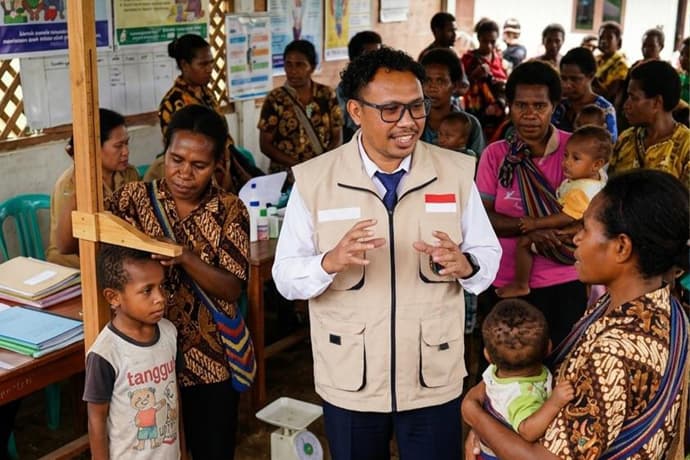 Foto berita: Marsel Asyerem Ingatkan Kepala SPPG se-Nabire, Data 3B Harus Tepat Sasaran dan Berdasarkan Kondisi Nyata