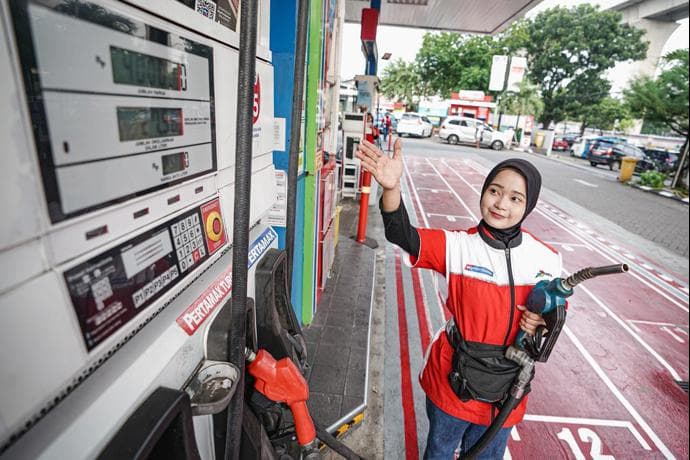 Foto berita: Penyesuaian Harga Pertamax Series, Harga Pertalite dan Solar Subsidi Tetap