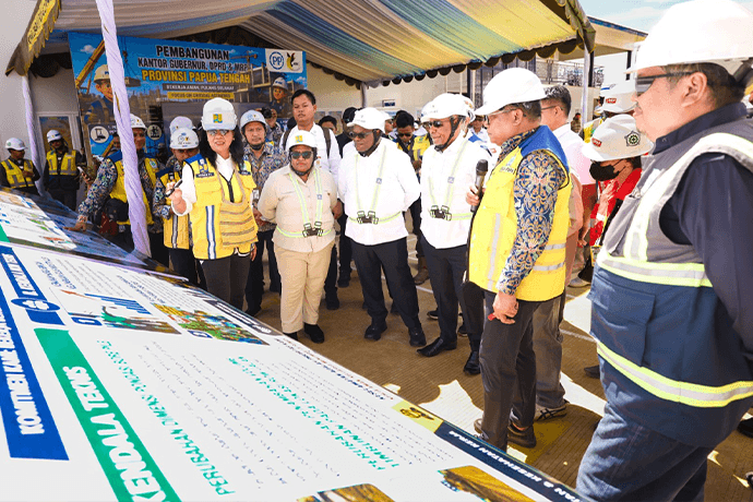 Foto berita: Kemajuan Pembangunan Kantor Pemerintah Papua Tengah Capai 20 Persen, Ditarget Rampung Akhir 2026