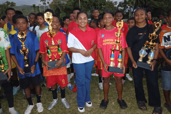Foto berita: Putra dan Putri SMPN 3 Juara 1 GSI 2026 Tingkat Distrik
