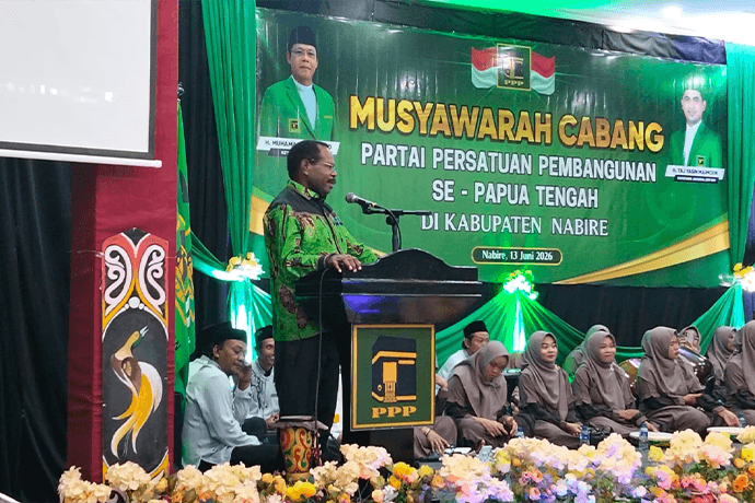 Foto berita: Bupati Nabire Puji Loyalitas PPP, Sebut Sebagai ‘Partai Jalan Tol’ dalam Karier Politiknya
