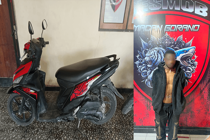 Foto berita: Polres Nabire Berhasil Amankan Pelaku Curanmor di Kampung Harapan