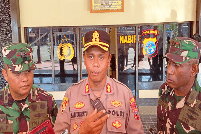 Foto berita: Demo Mahasiswa Intan Jaya di Nabire Berlangsung Damai