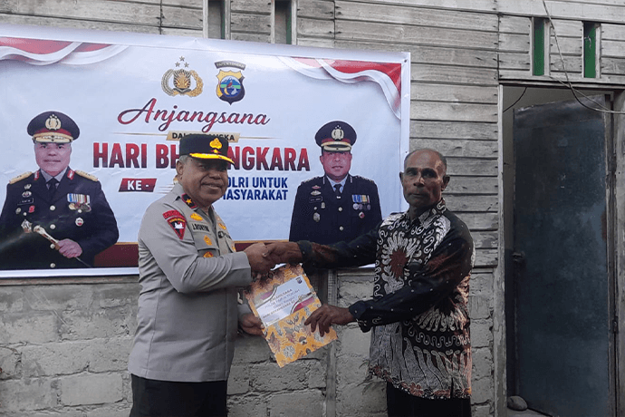 Foto berita: Kapolda Papua Tengah Kunjungi Purnawirawan Polri dan Warakawuri
