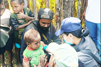 Foto berita: Cegah Campak, Dinkes Papua Tengah Turunkan Tim ke Dogiyai