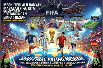 Foto berita: Meski Terlalu Banyak Masalah Fifa, Kita Nikmati Saja Pertandingan Empat Besar