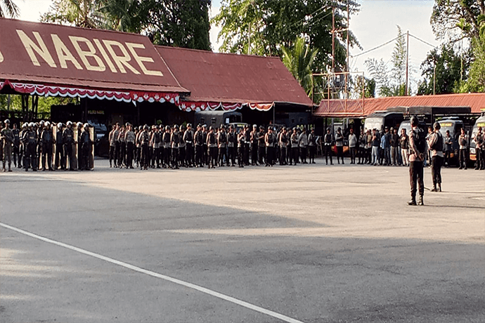 Foto berita: Amankan Aksi Massa Intan Jaya, Polres Kerahkan 650 Personel