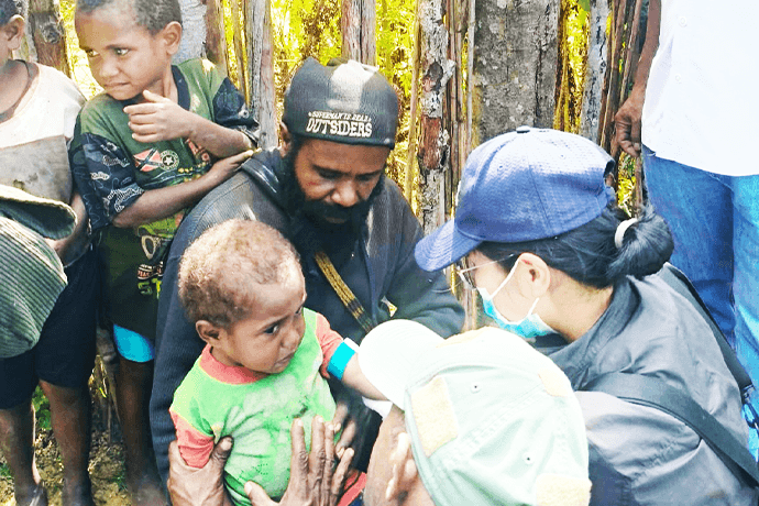Foto berita: Cegah Campak, Dinkes Papua Tengah Turunkan Tim ke Dogiyai
