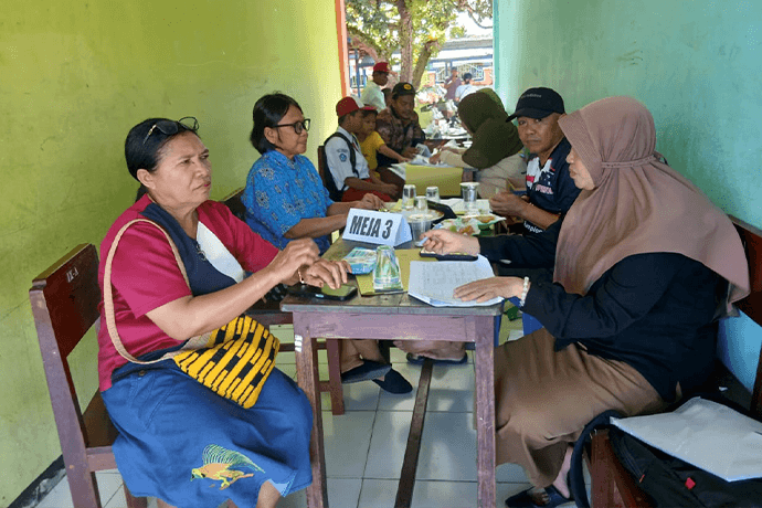 Foto berita: Sesuai Juknis SMPN 3 Daftar Ulang Murid Baru