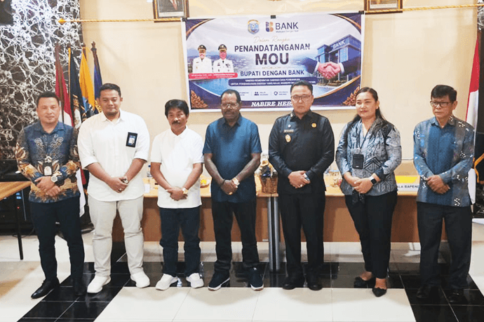 Foto berita: Modernisasi Pelayanan Publik, Pemkab Nabire Gandeng Tiga Bank BUMN untuk Digitalisasi Pajak dan Retribusi