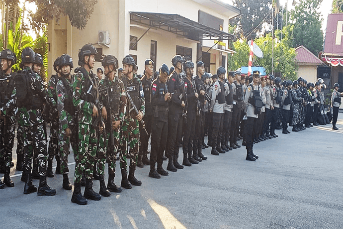 Foto berita: 593 Personel Siaga Kawal Aksi SIMAPITOA