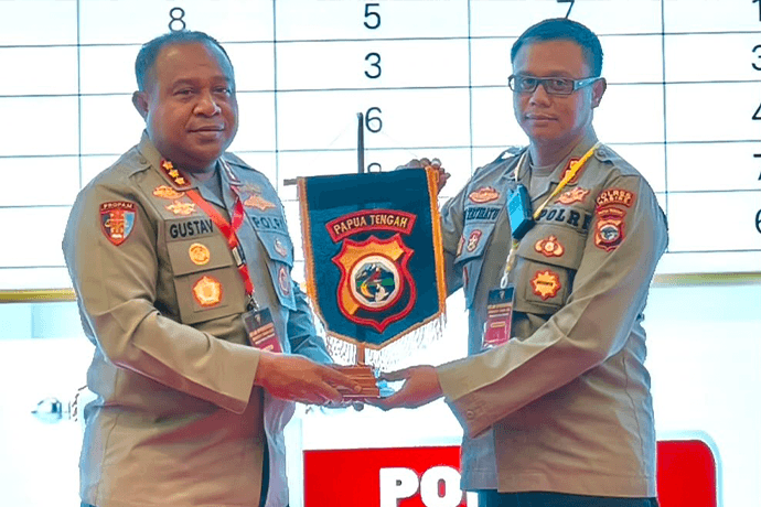 Foto berita: Kapolres Nabire Hadiri Gelar Operasional dan Anev GK Semester I 2026 di Timika