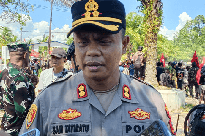 Foto berita: Aksi Massa KNPB Berjalan hingga Berakhir Aman dan Damai