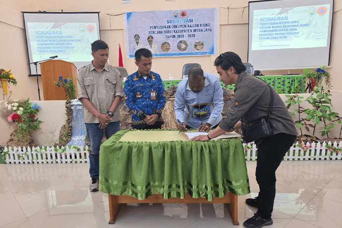 Foto berita: BPBD Intan Jaya Dorong Pembangunan Berbasis Risiko
