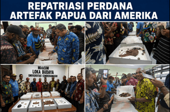 Foto berita: UNCEN Terima Repatriasi Perdana Ribuan Artefak Budaya Papua dari Amerika 