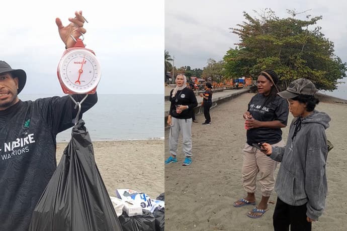 Foto berita: PTS dan PSN Bersihkan Pantai