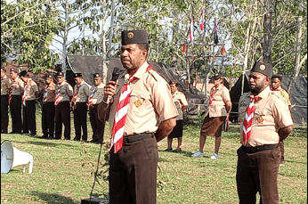 Foto berita: Ketua Kwarcab Nabire Resmi Buka ITA Jamnas dan Kemah Bakti Pramuka