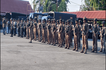 Foto berita: Amankan Aksi KNPB, Polda Paputeng Kerahkan 739 Personel Gabungan