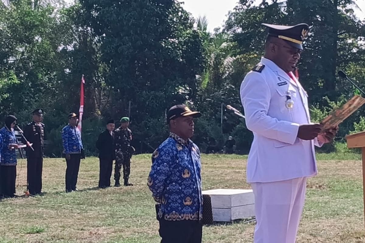 Foto berita: Semangat Kebangsaan Hiasi HUT ke-81 RI di Nabire Barat